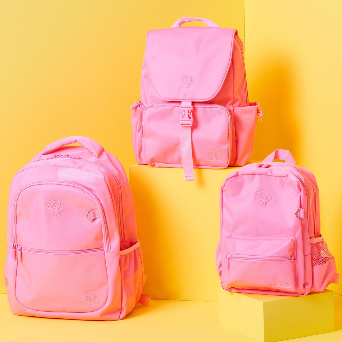 Smiggle - Sorbet Mini Pembe Su Geçirmez Sırt Çantası