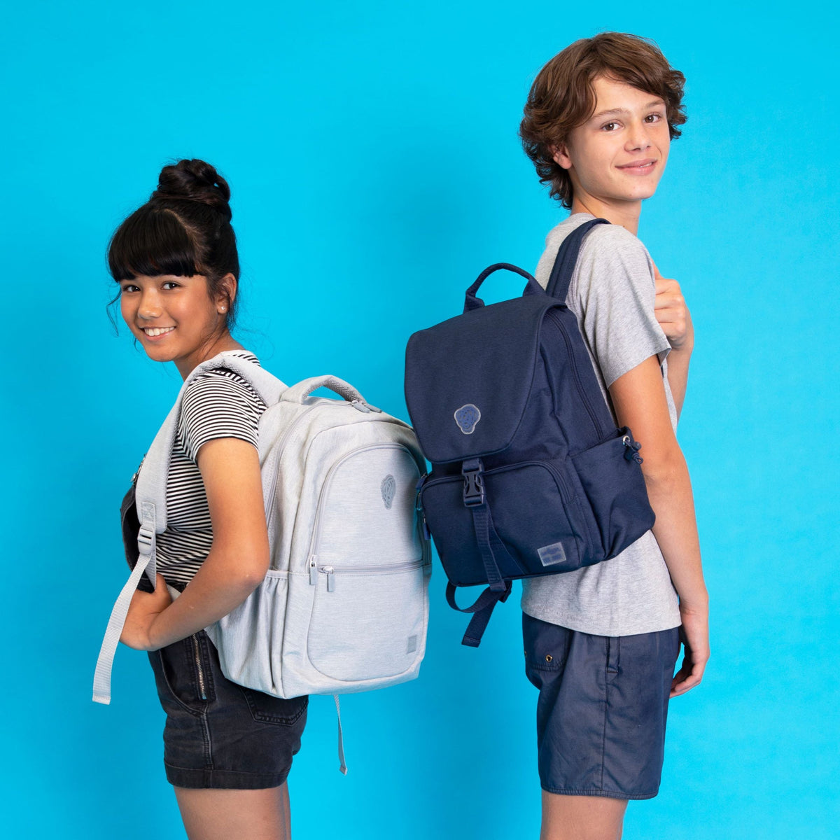 Smiggle - Sorbet Park Lacivert Su Geçirmez Sırt Çantası