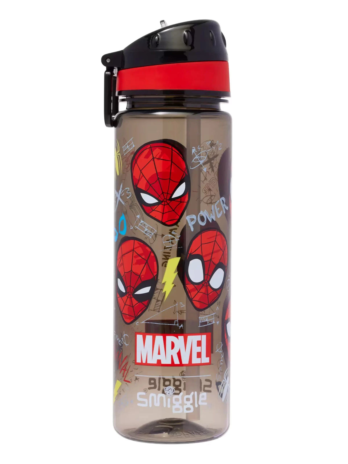 Smiggle - Spider-Man 650ML BPA İçermeyen Suluk
