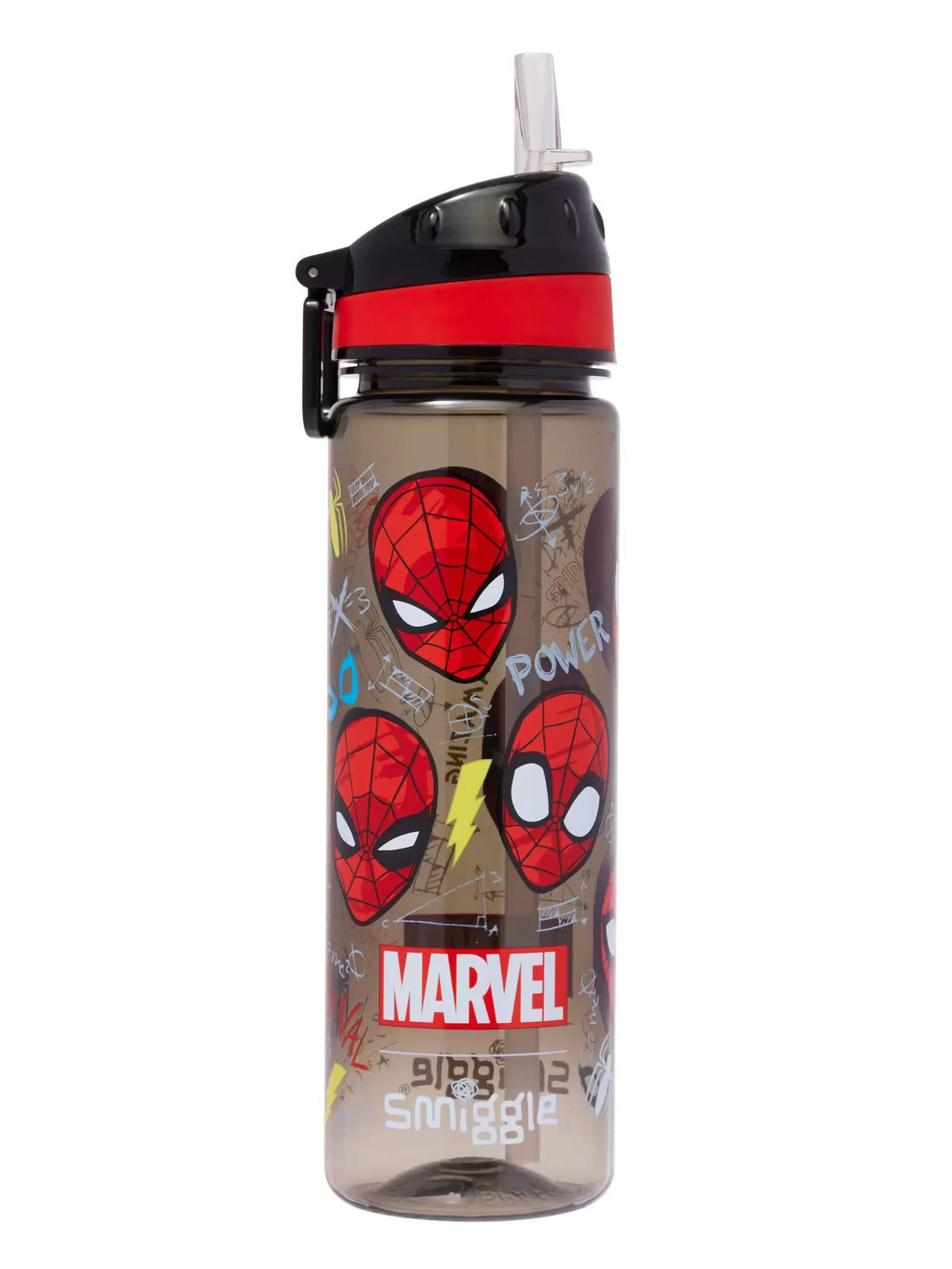 Smiggle - Spider-Man 650ML BPA İçermeyen Suluk