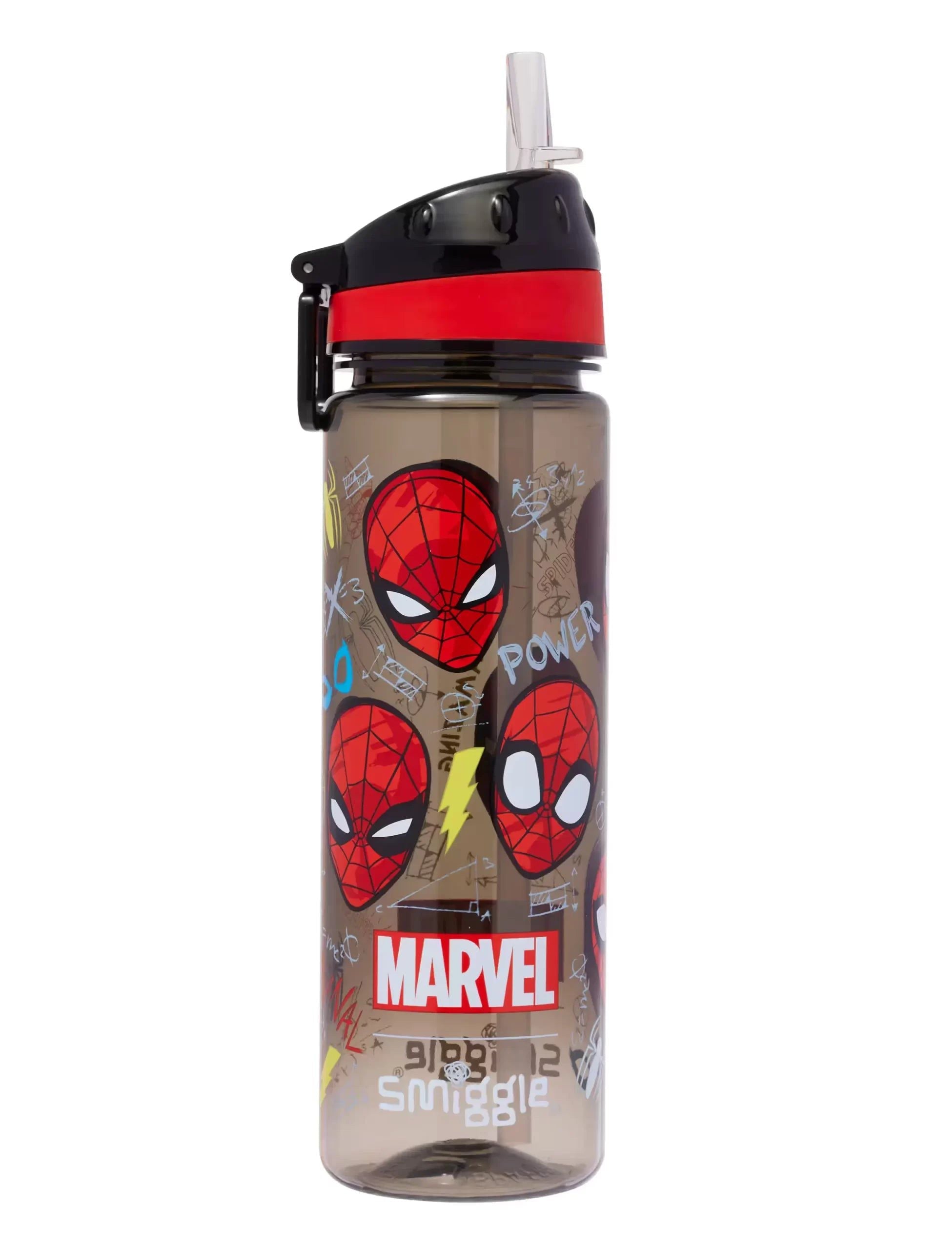 Smiggle - Spider-Man 650ML BPA İçermeyen Suluk