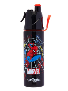 Smiggle - Spider-Man Su Püskürtmeli 500ML Çelik Matara