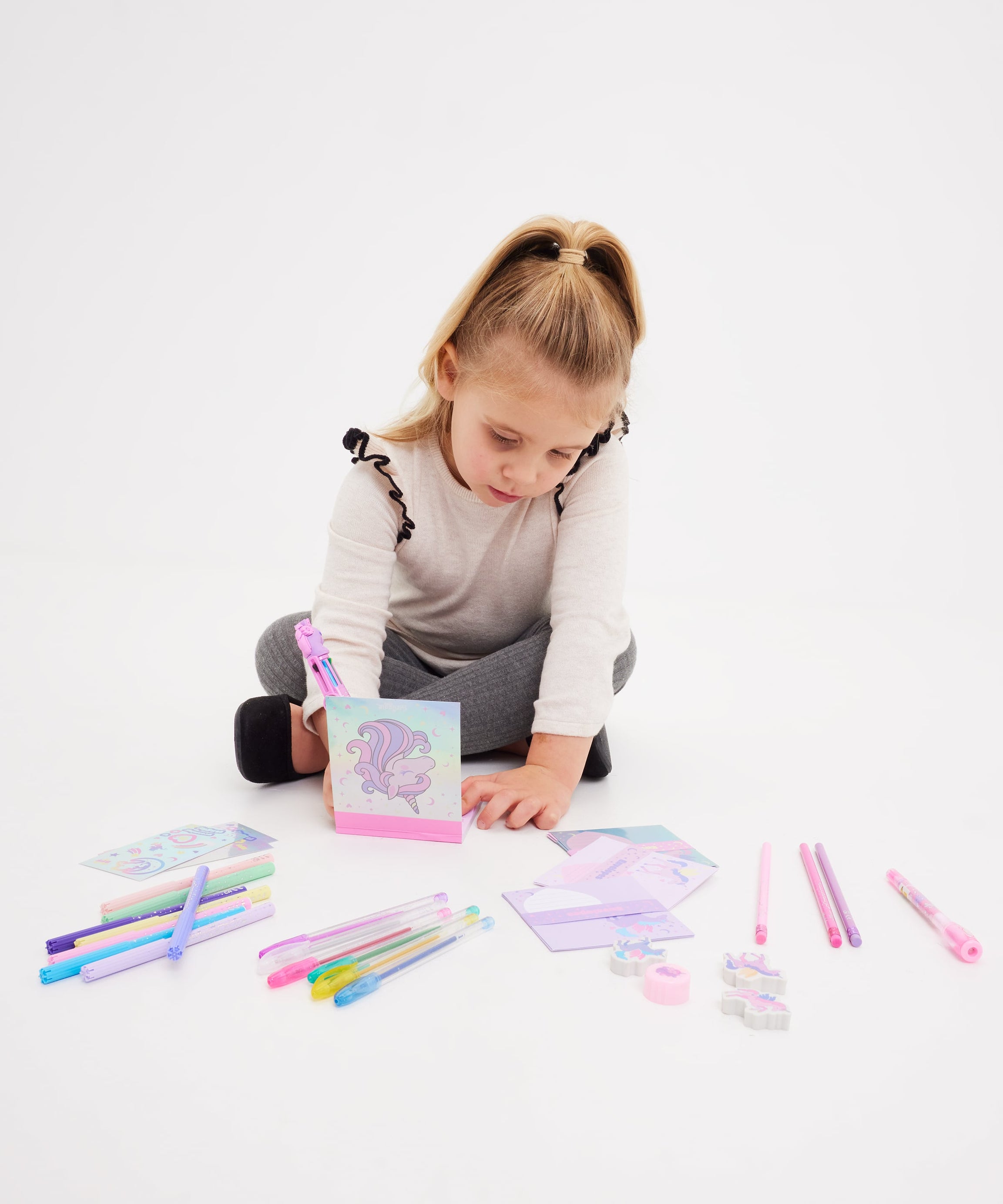 Smiggle - Spy Time Boyama ve Yazma Seti - Dinossi