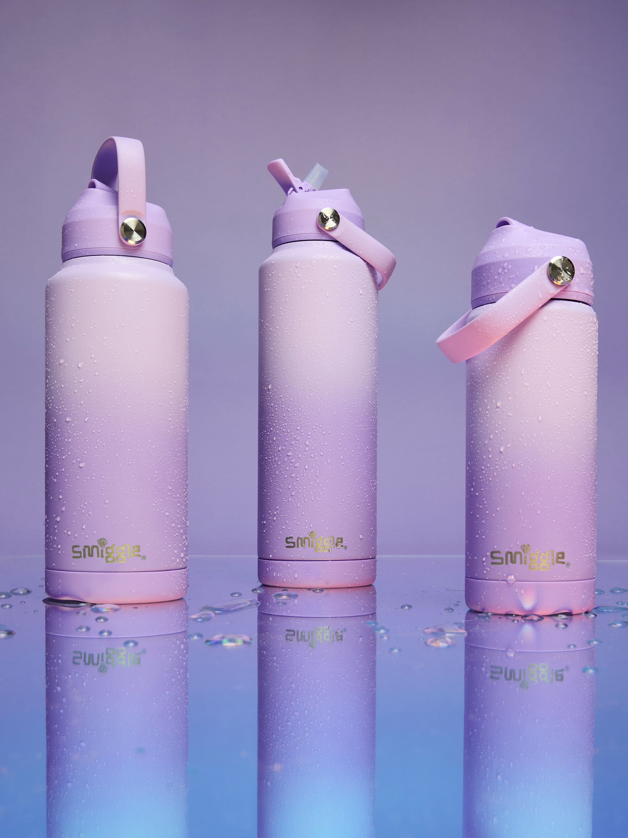 Smiggle - زجاجة معزولة Squiggle بسعة 1.2L من الفولاذ المقاوم للصدأ