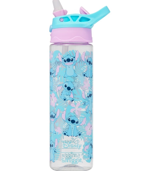 Smiggle - زجاجة ماء أوتوماتيكية بسعة 650ML مع مصاصة خالية من BPA