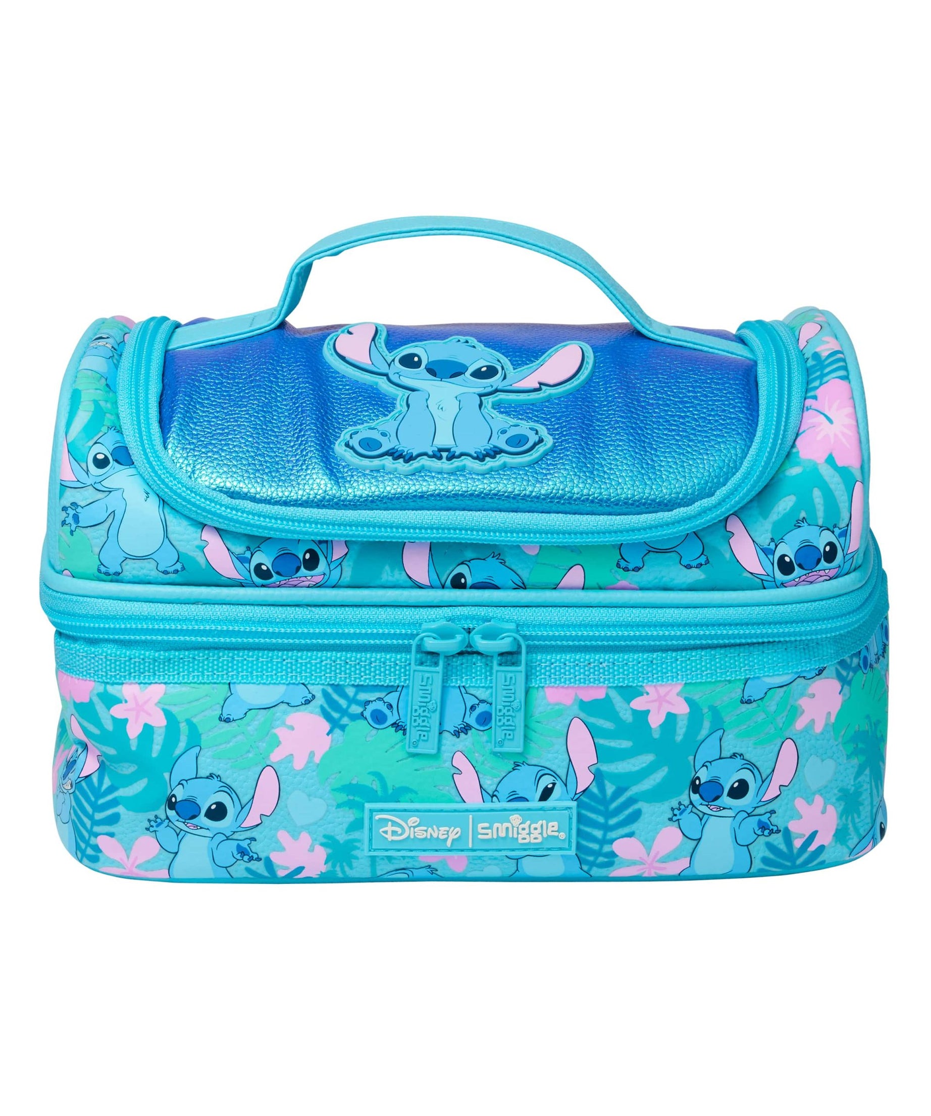 Smiggle - حقيبة طعام مزدوجة الطبقة Stitch