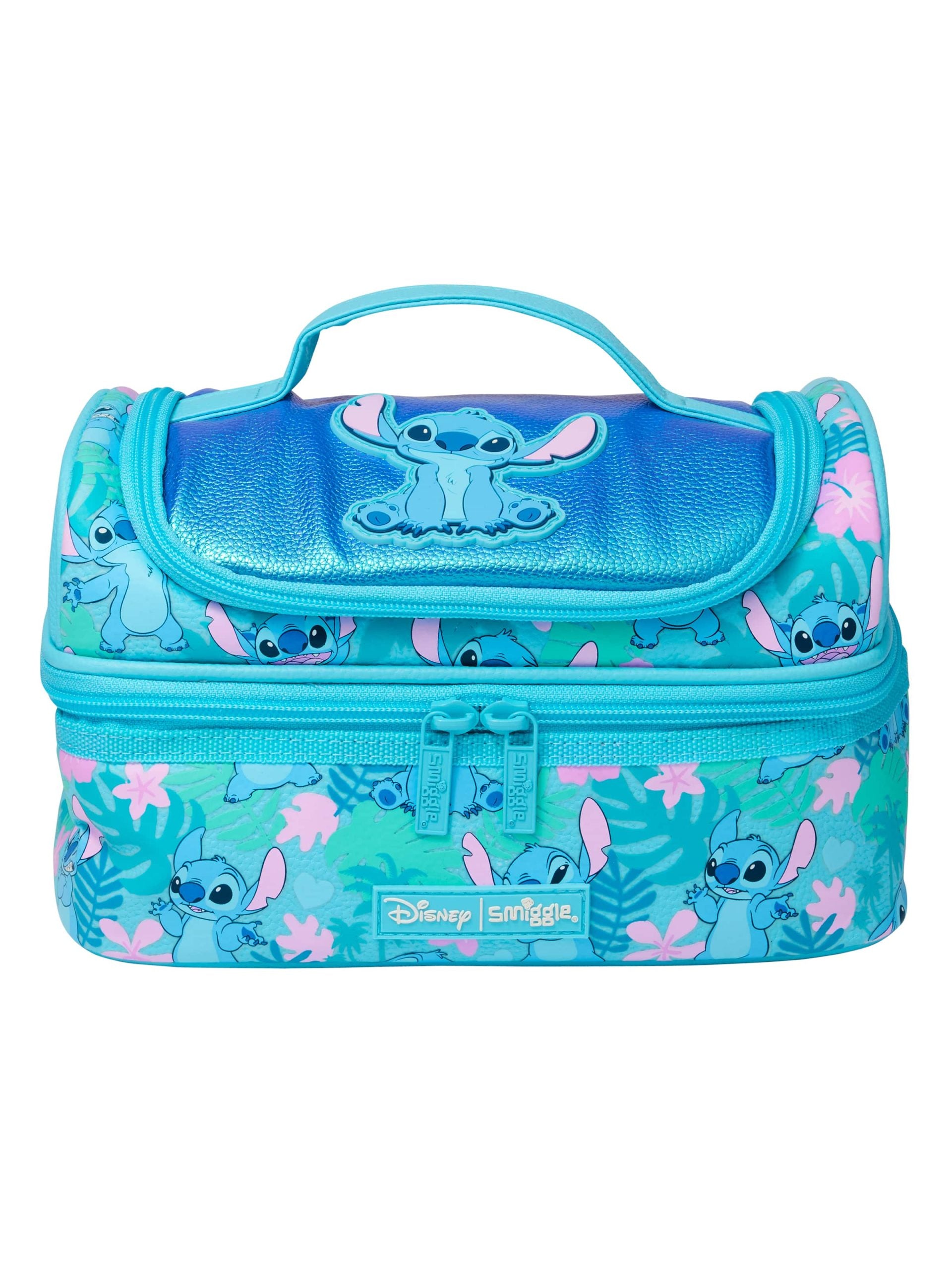 Smiggle - حقيبة طعام مزدوجة الطبقة Stitch