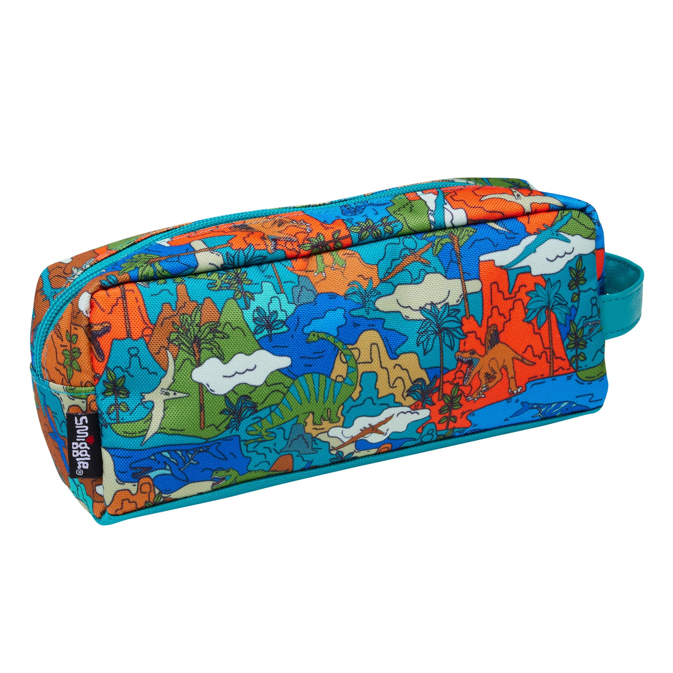 Smiggle - علبة أقلام مزدوجة العينين سريالية