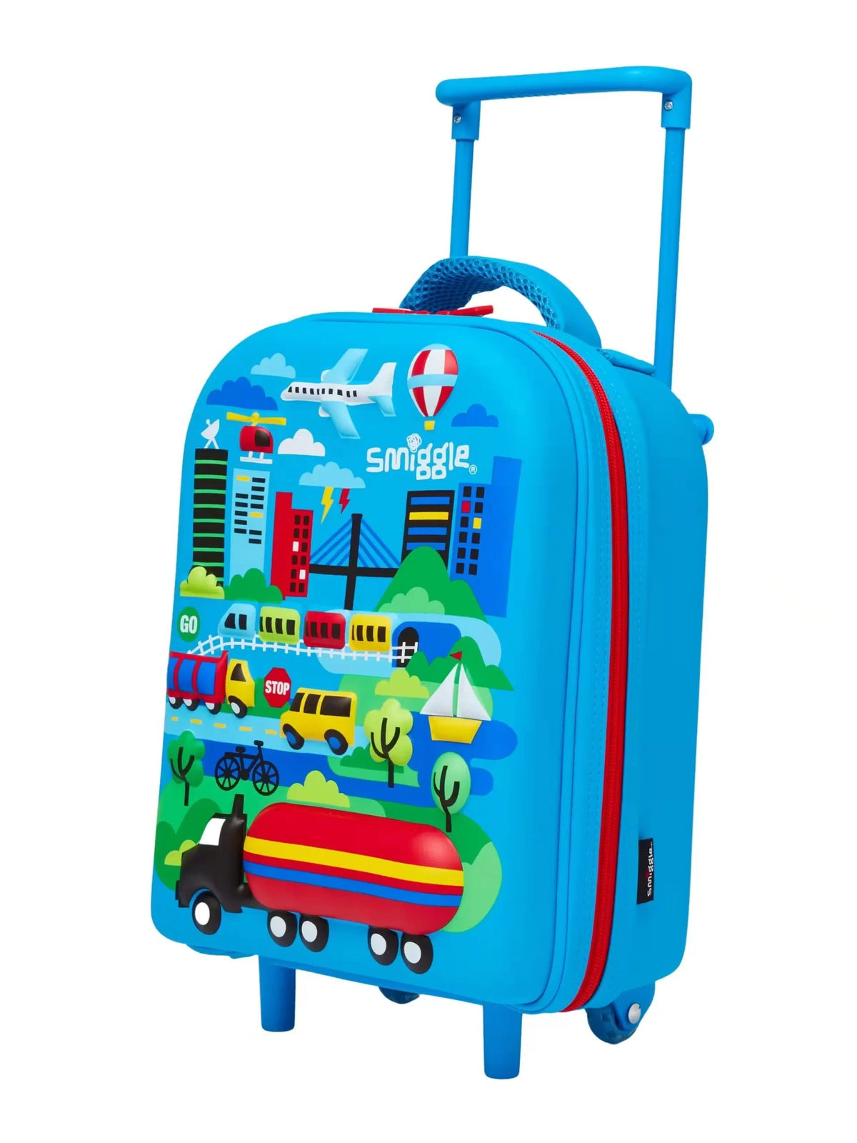 Smiggle - Tekerlekli Çekçekli Anaokulu Okul ve Seyahat Çantası