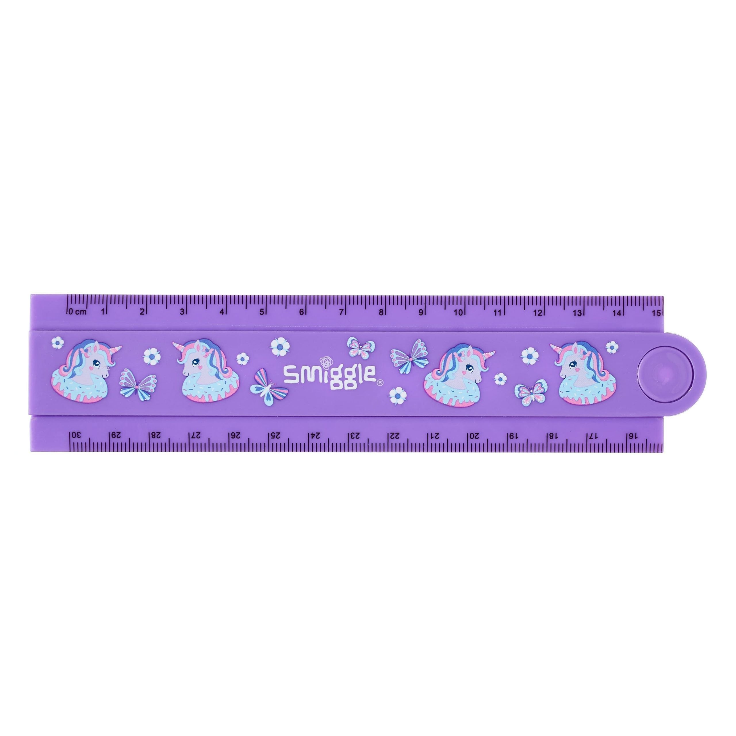 Smiggle - Unicorn Katlama ve Şekil Verme Cetveli