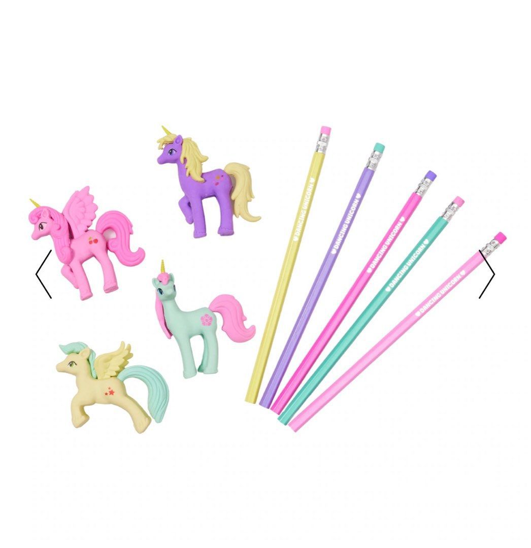 Smiggle- Unicorn Silgi ve Kalem Seti