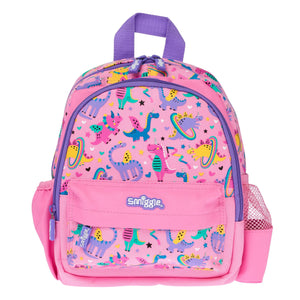 Smiggle - Up & Down Minik Dinossi Özel Tasarım Pembe Sırt Çantası