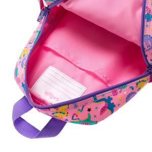 Smiggle - Up & Down Minik Dinossi Özel Tasarım Pembe Sırt Çantası