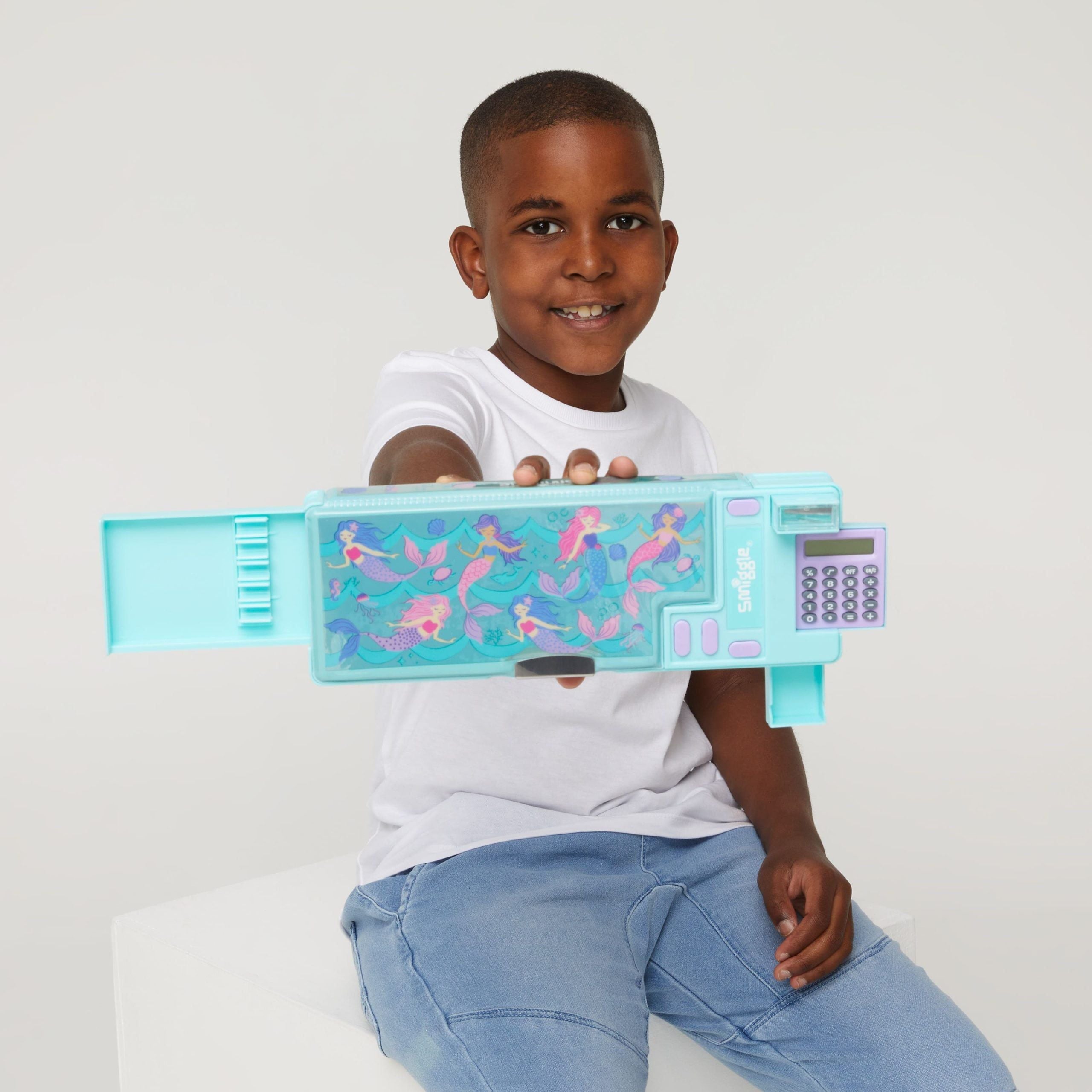 Smiggle - Vibin Hesap Makineli Otomatik Kalem Kutusu