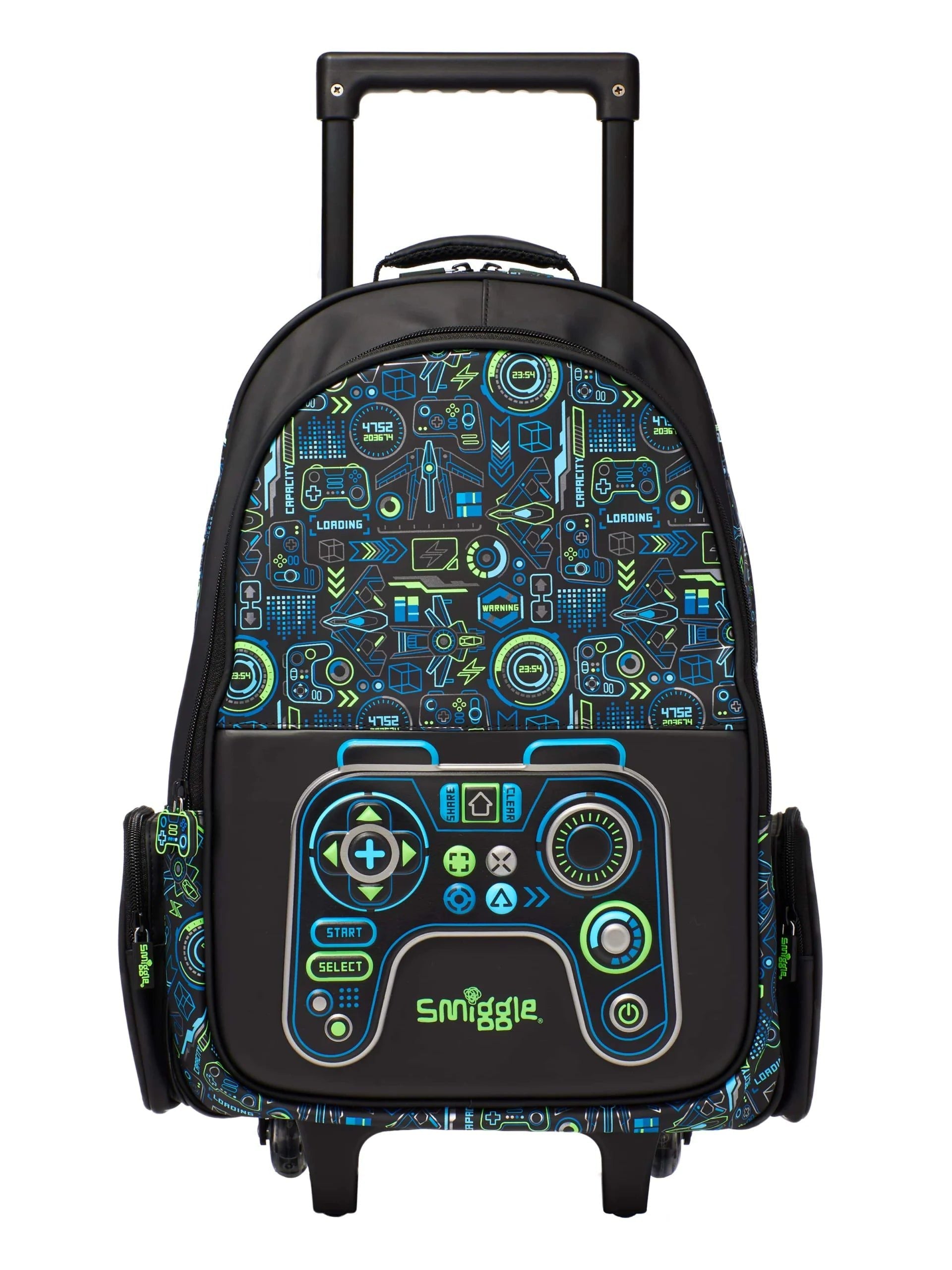 Smiggle – Virtual Çekçekli Işıklı Tekerlekli Çanta