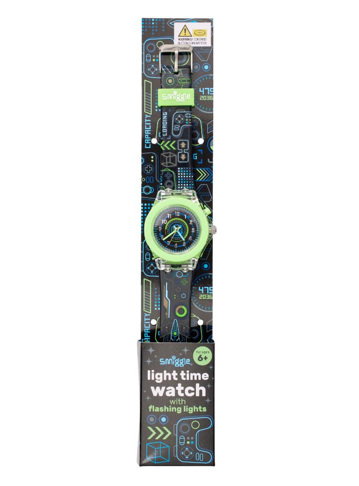 Smiggle - Virtual Işıklı Analog Çocuk Kol Saati