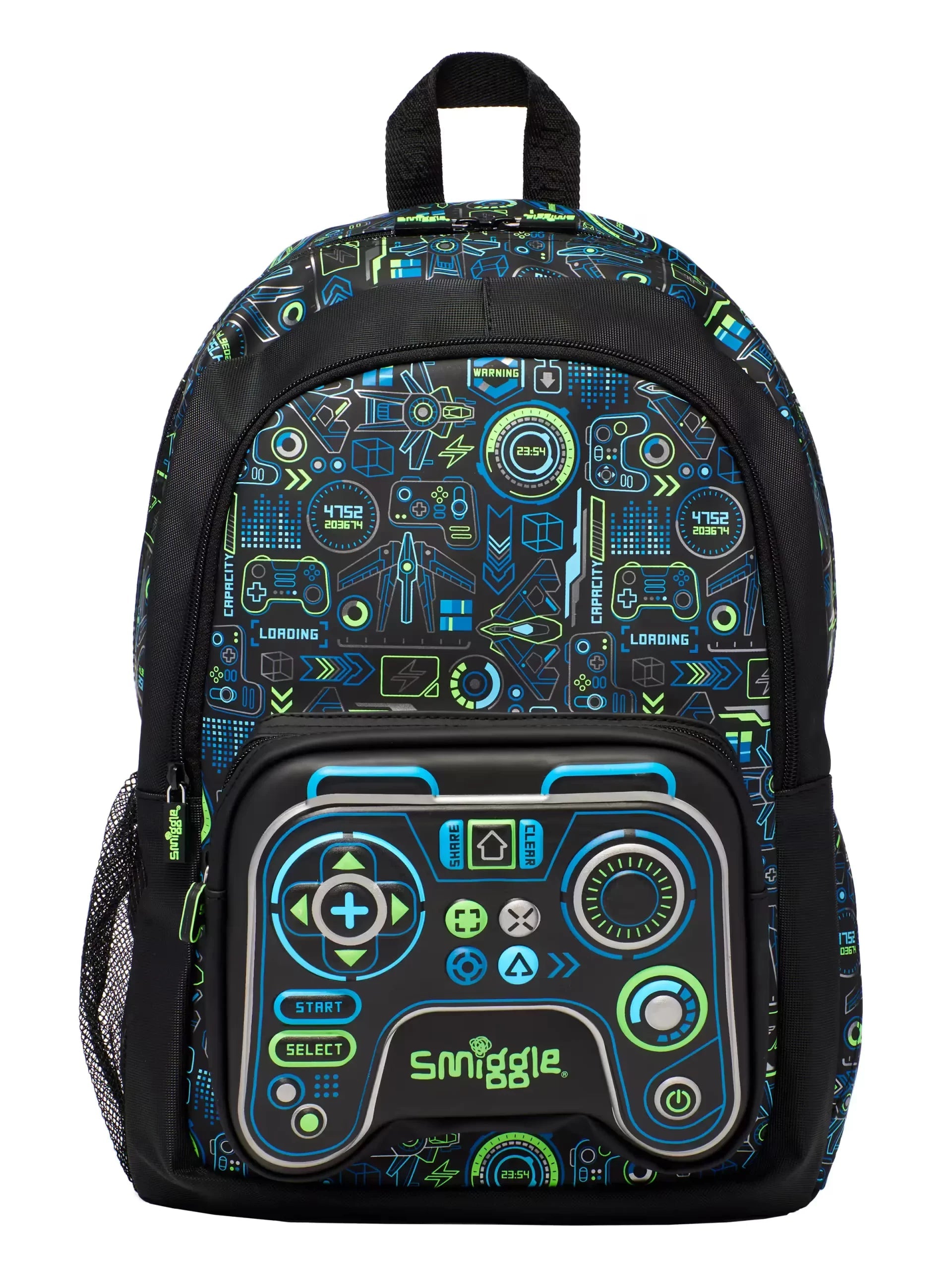 Smiggle - حقيبة ظهر مدرسية كلاسيكية افتراضية