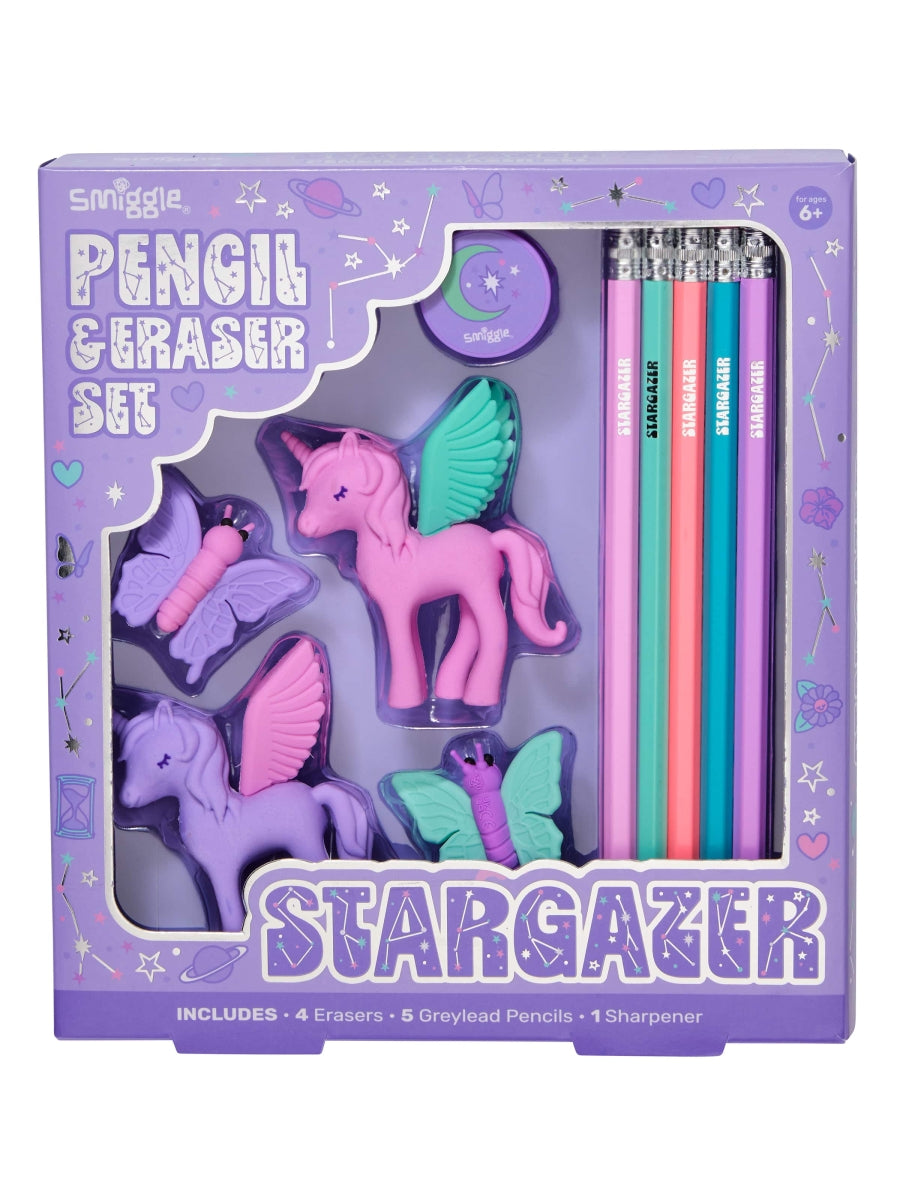 Smiggle - Vision Silgi ve Kalem Seti - Dinossi