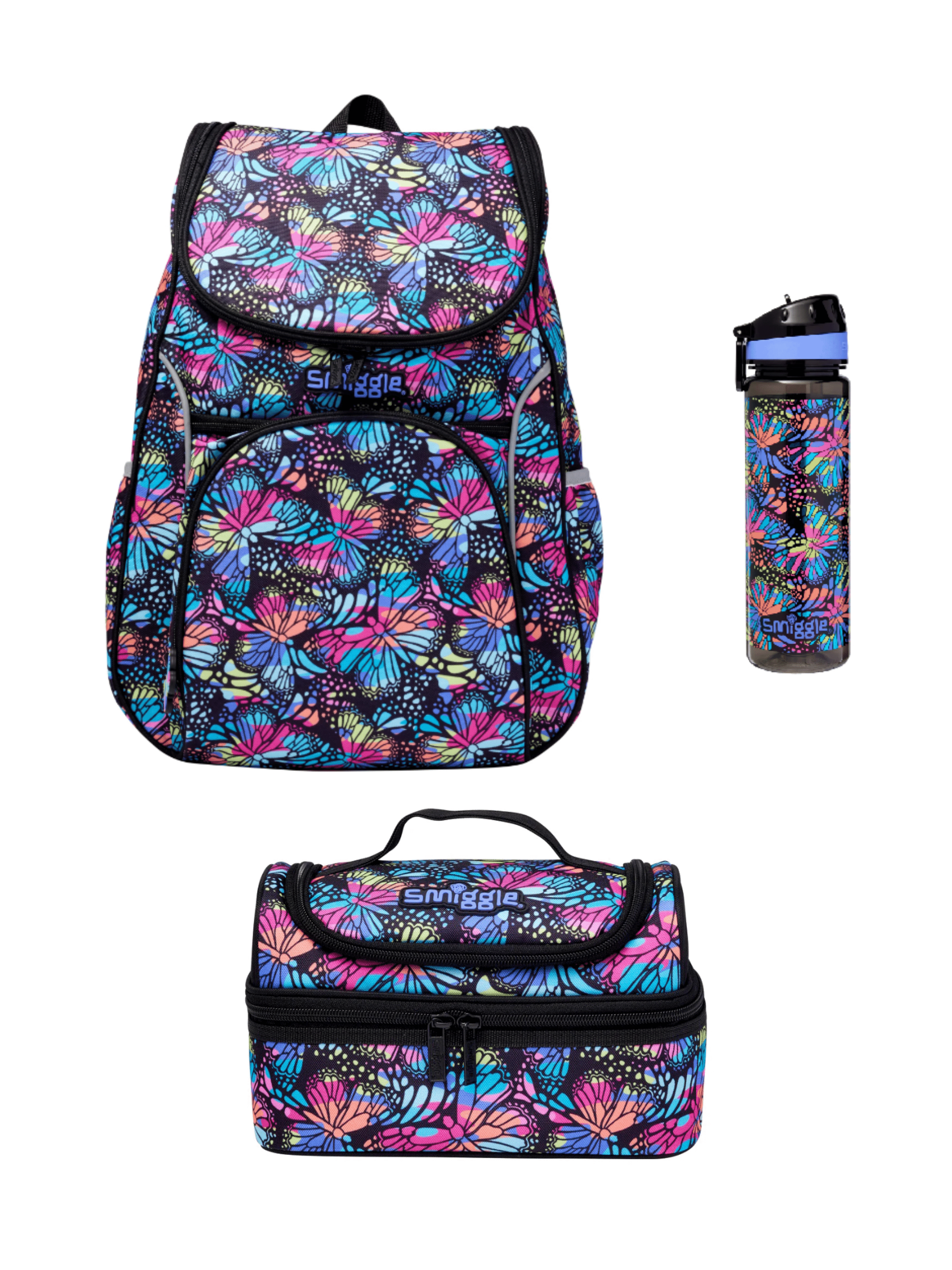 Smiggle - Vivid 3lü Okul Çanta Seti