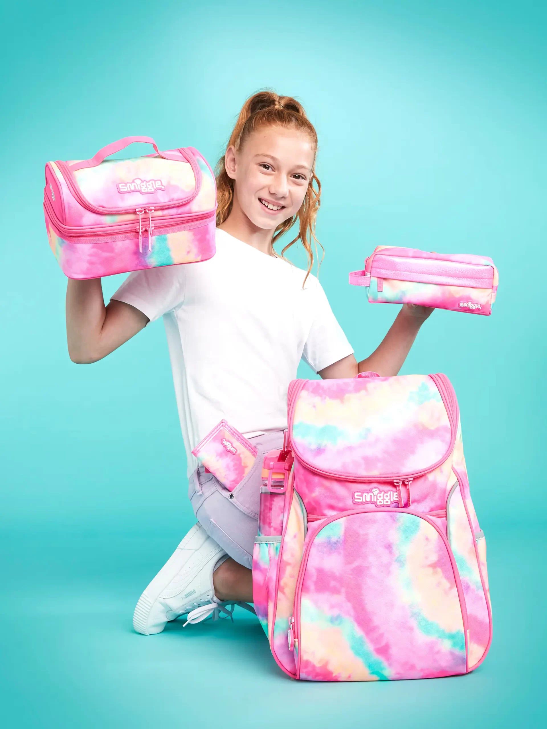 Smiggle - Vivid 5li Okul Çanta Seti