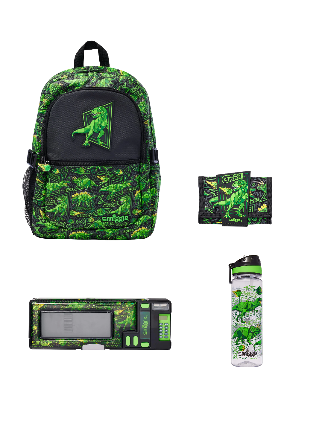 Smiggle - Wild Side 4lü Okul Çanta Seti