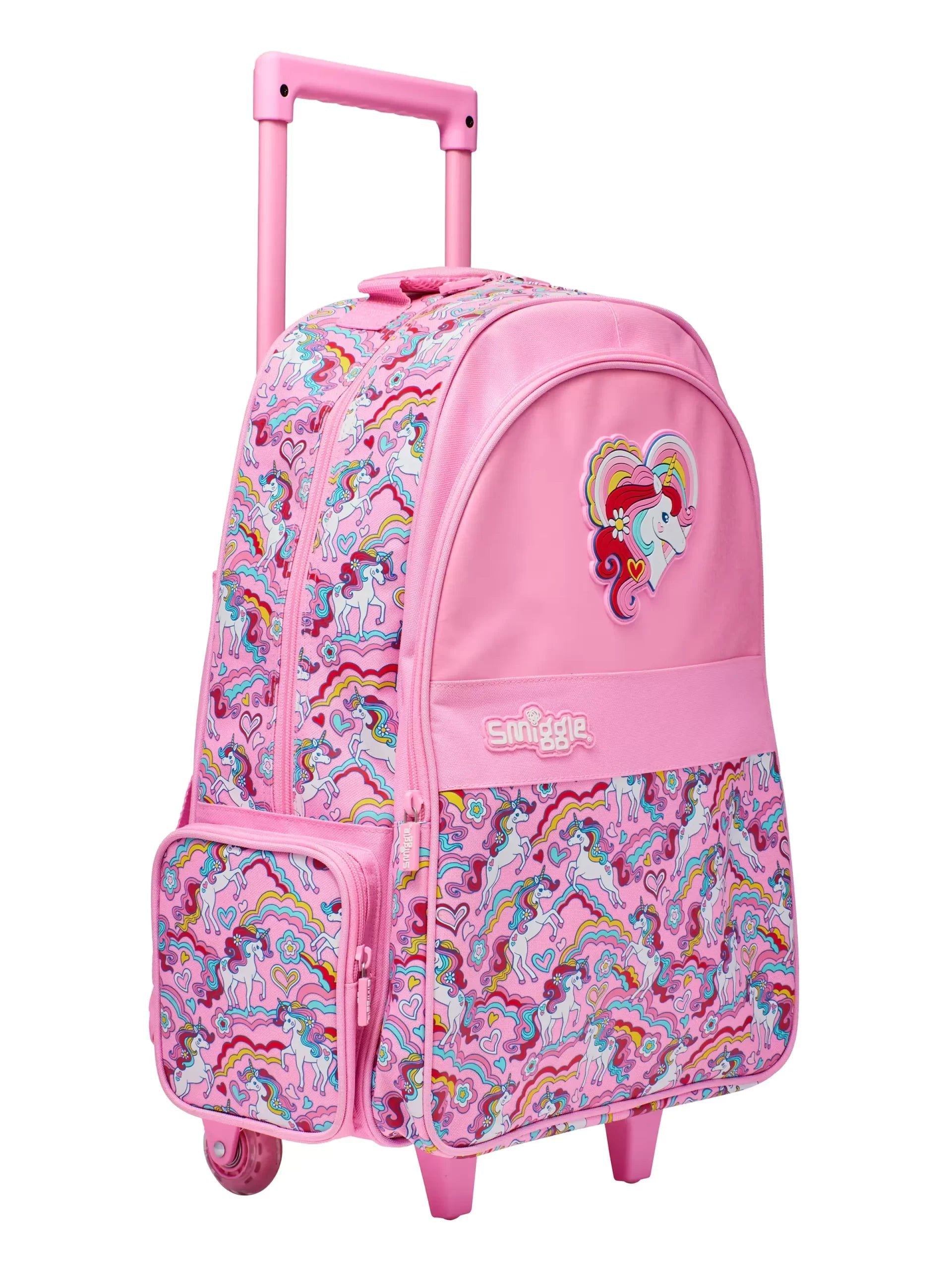 Smiggle - Wild Side Çekçekli Işıklı Sırt Çantası