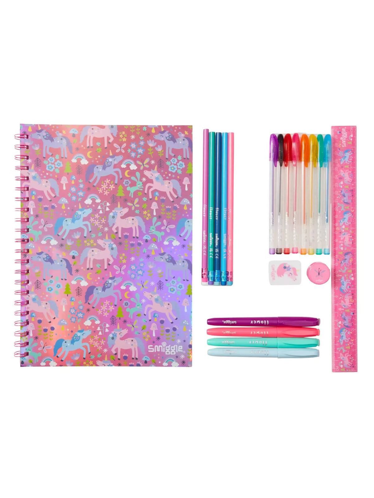 Smiggle - Wish A4 Defter ve Kırtasiye Seti