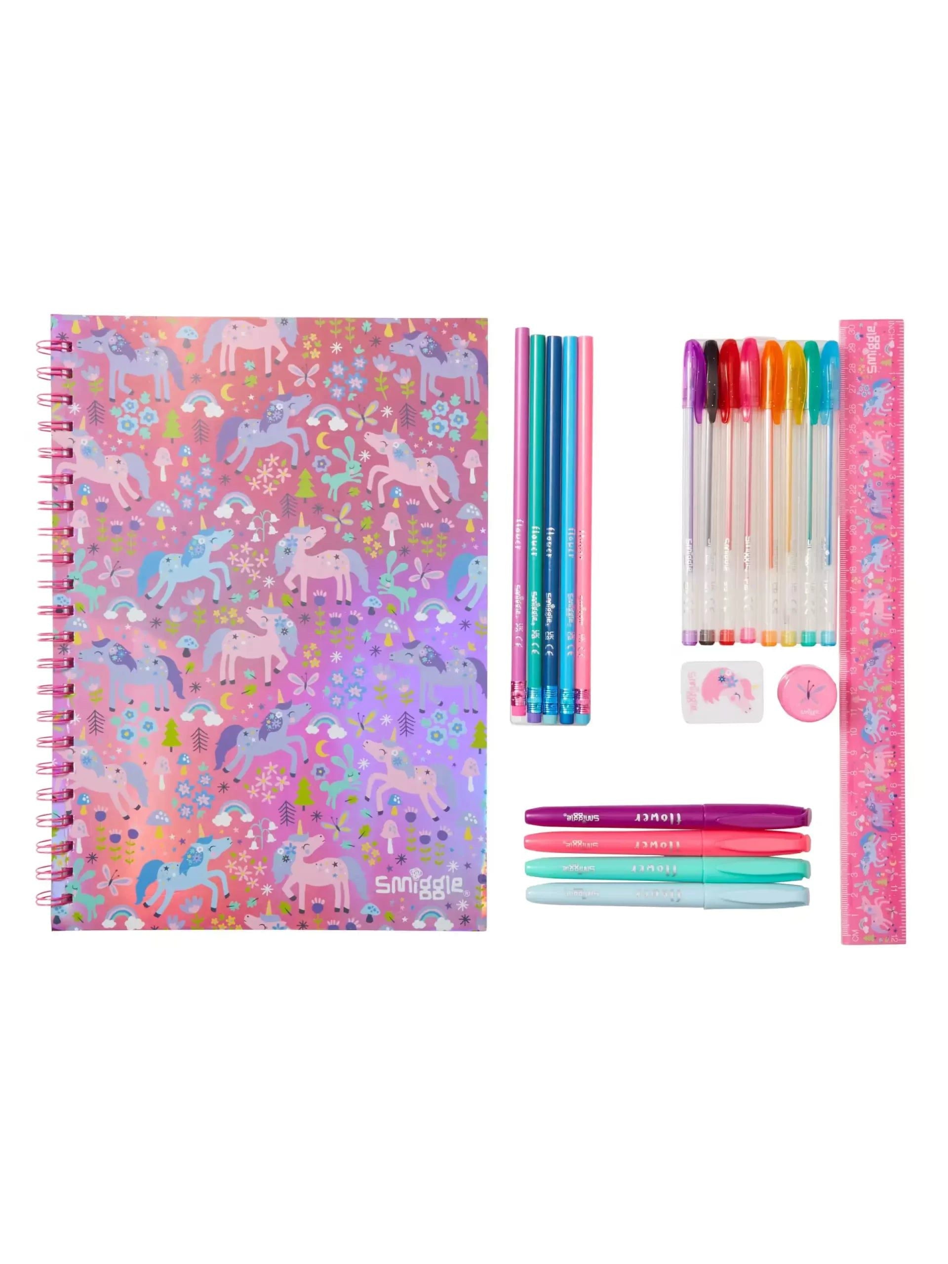 Smiggle - Wish A4 Defter ve Kırtasiye Seti