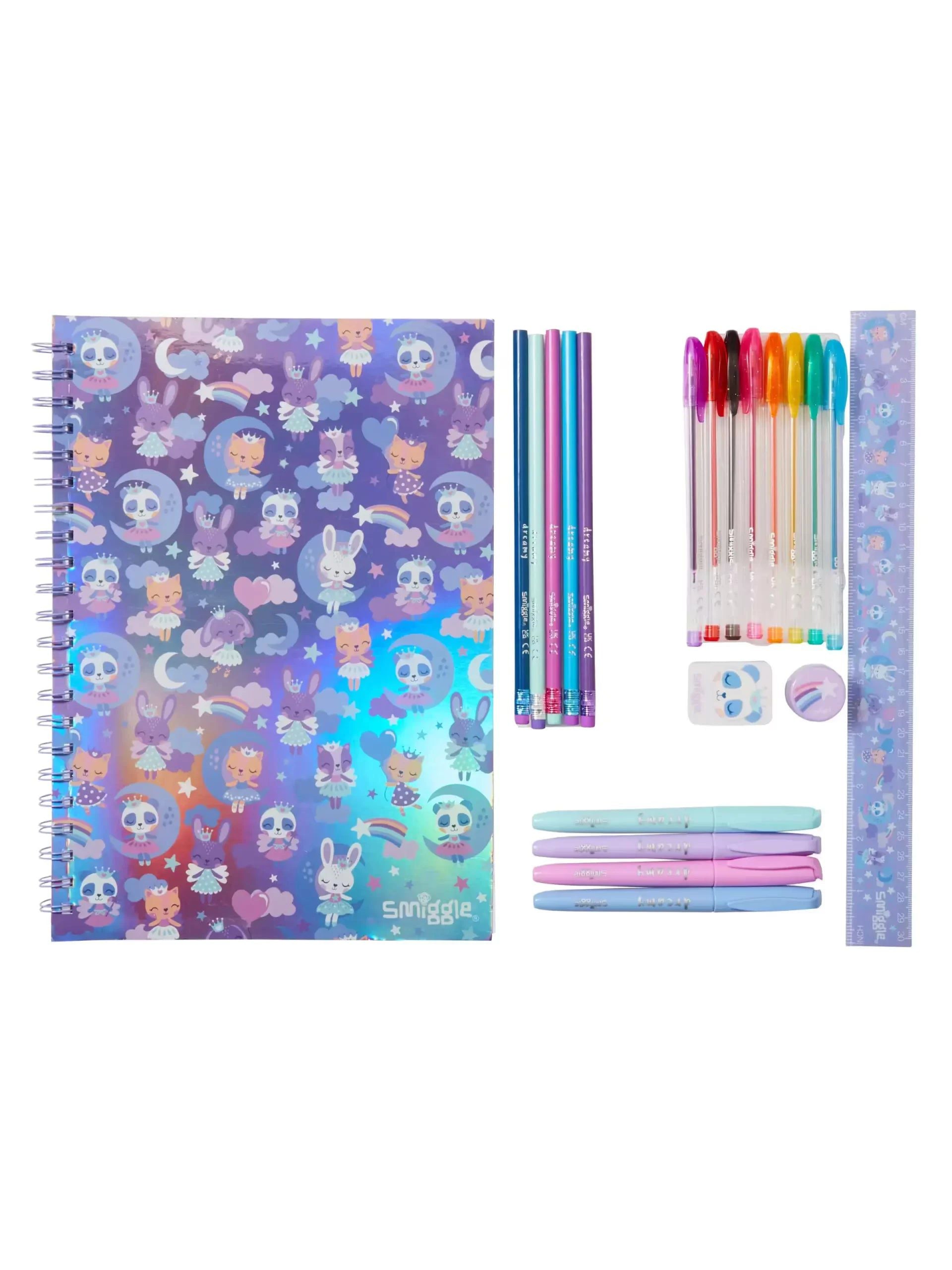 Smiggle - Wish A4 Defter ve Kırtasiye Seti