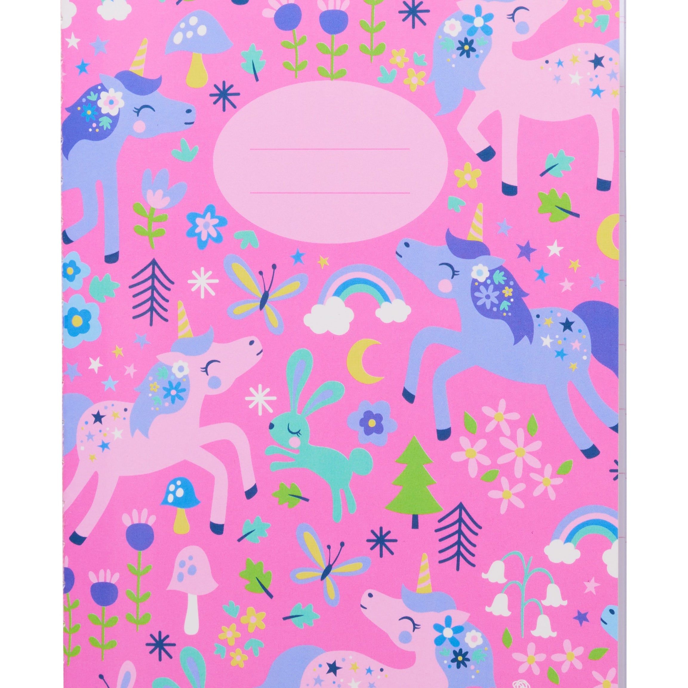 Smiggle - دفتر تمارين مخطط Wish A6