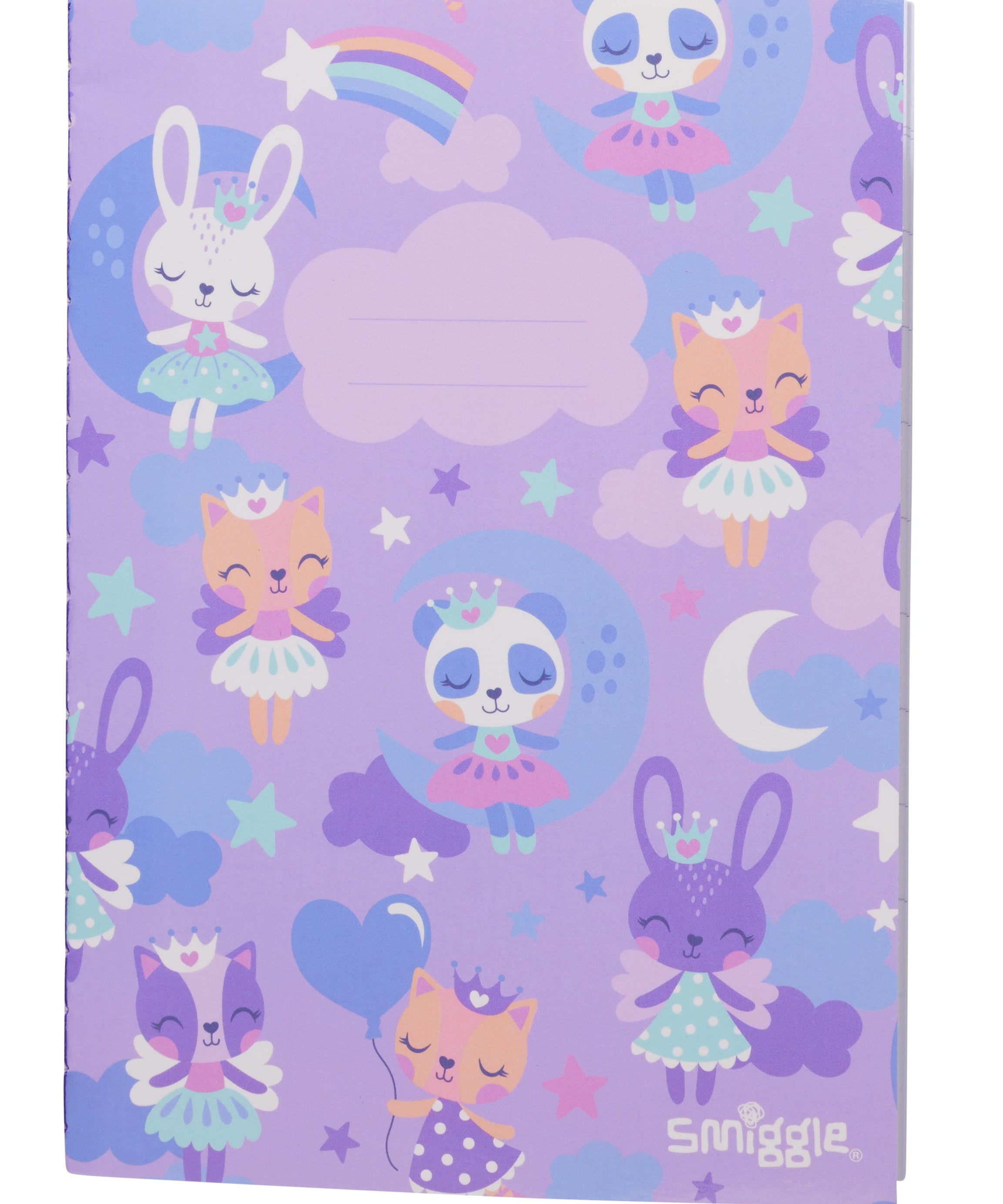 Smiggle - دفتر تمارين مخطط Wish A6