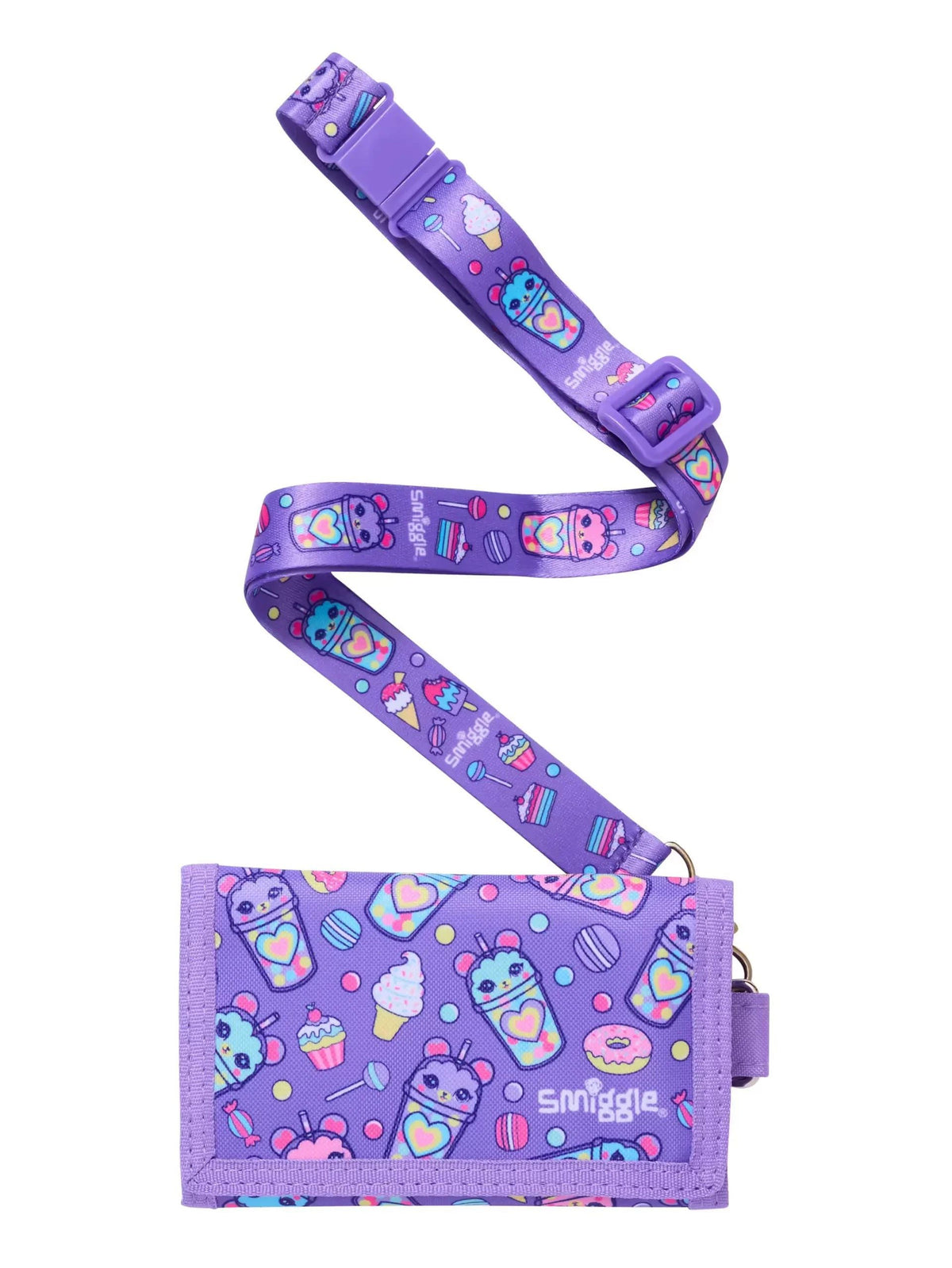 Smiggle - Wonder World Kordonlu Çocuk Cüzdanı