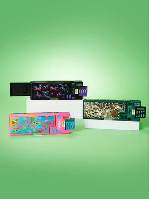 Smiggle - Wonder World Yaz Tatilim Hesap Makineli Pop Out Otomatik Kalem Kutusu