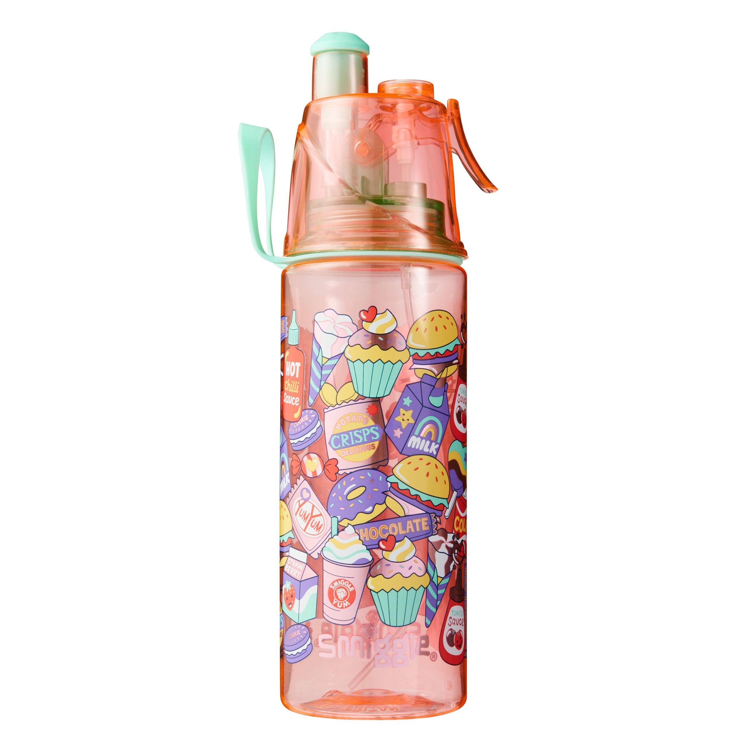 Smiggle - Ziggy Spritz Su Püskürtmeli 560ML BPAsız Otomatik Suluk