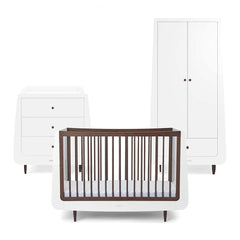 SnuzKot 3 Piece Nursery Furniture Set - The Natural Edit - Ebony-Nursery Sets-Ebony-No Mattress | Natural Baby Shower