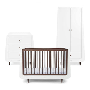 SnuzKot 3 Piece Nursery Furniture Set - The Natural Edit - Ebony-Nursery Sets-Ebony-No Mattress | Natural Baby Shower