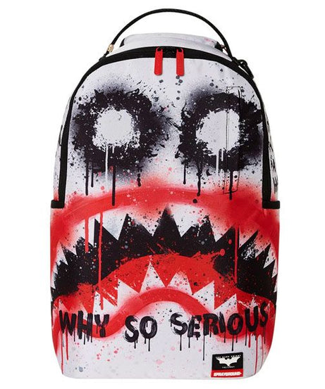 Sprayground - حقيبة ظهر دلوكس بفم قرش مكياج الجوكر