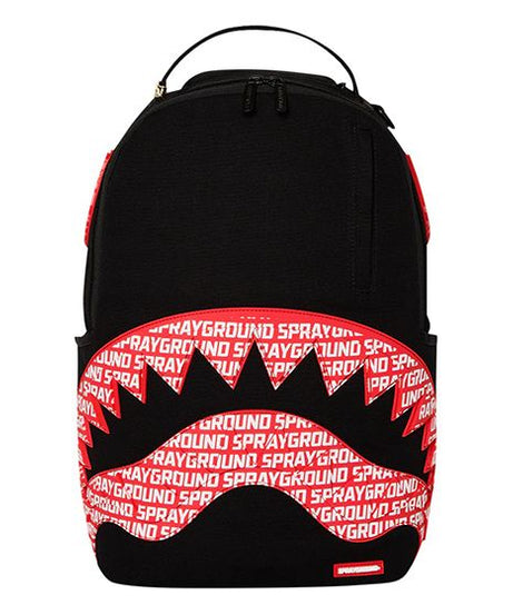 Sprayground - حقيبة ظهر قطنية Logo Mouth Core Dlx