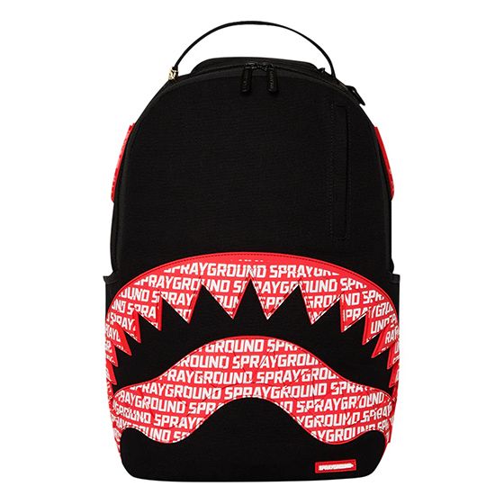 Sprayground - حقيبة ظهر قطنية Logo Mouth Core Dlx