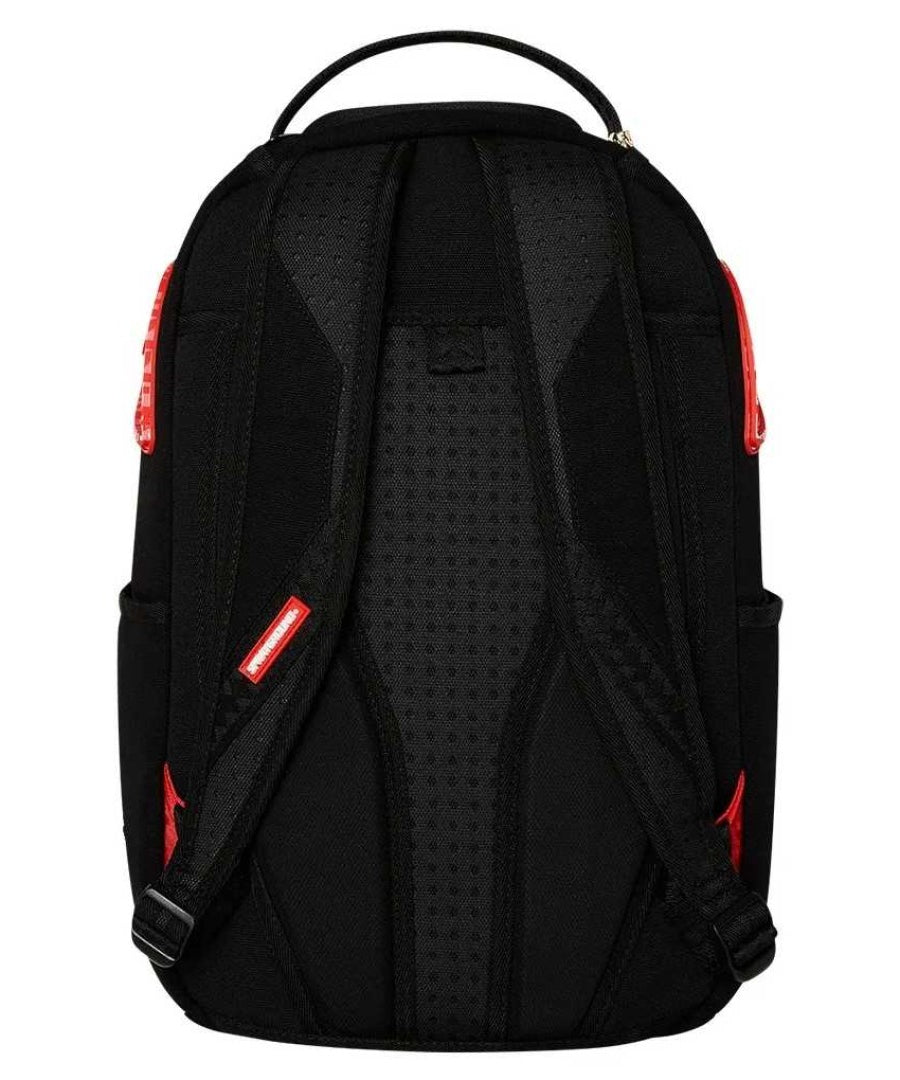 Sprayground - حقيبة ظهر قطنية Logo Mouth Core Dlx