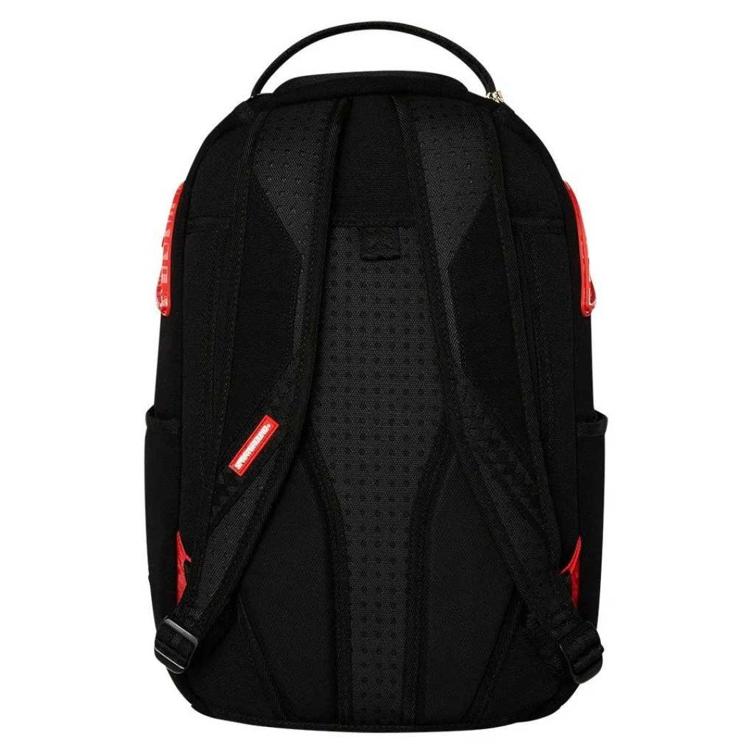 Sprayground - حقيبة ظهر قطنية Logo Mouth Core Dlx