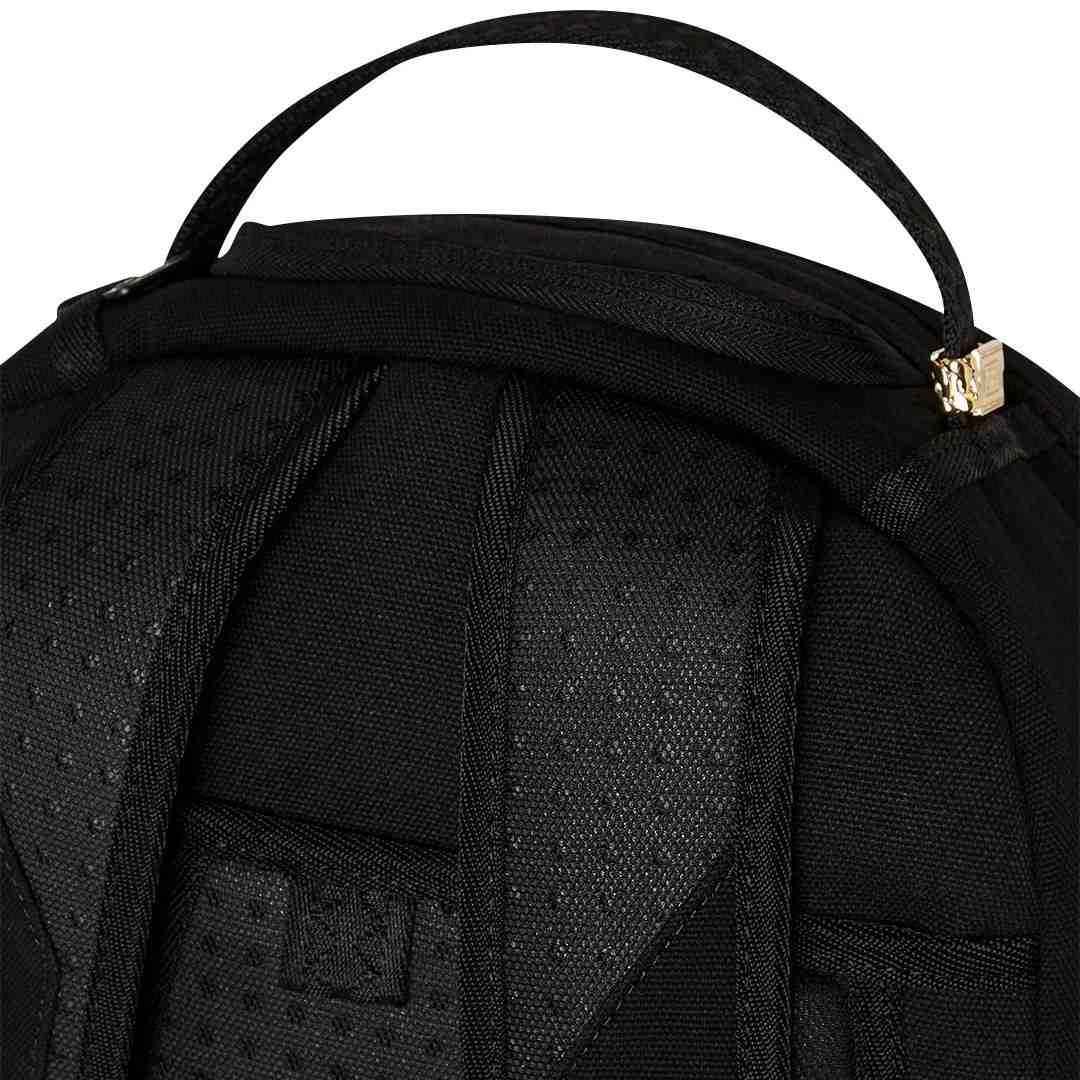 Sprayground - حقيبة ظهر قطنية Logo Mouth Core Dlx