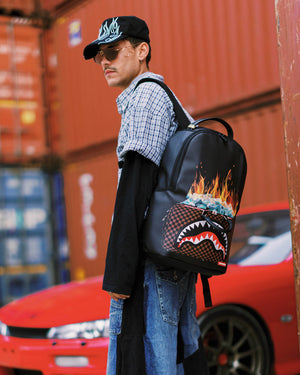 Sprayground - حقيبة ظهر Money Bag Double Take DLXV