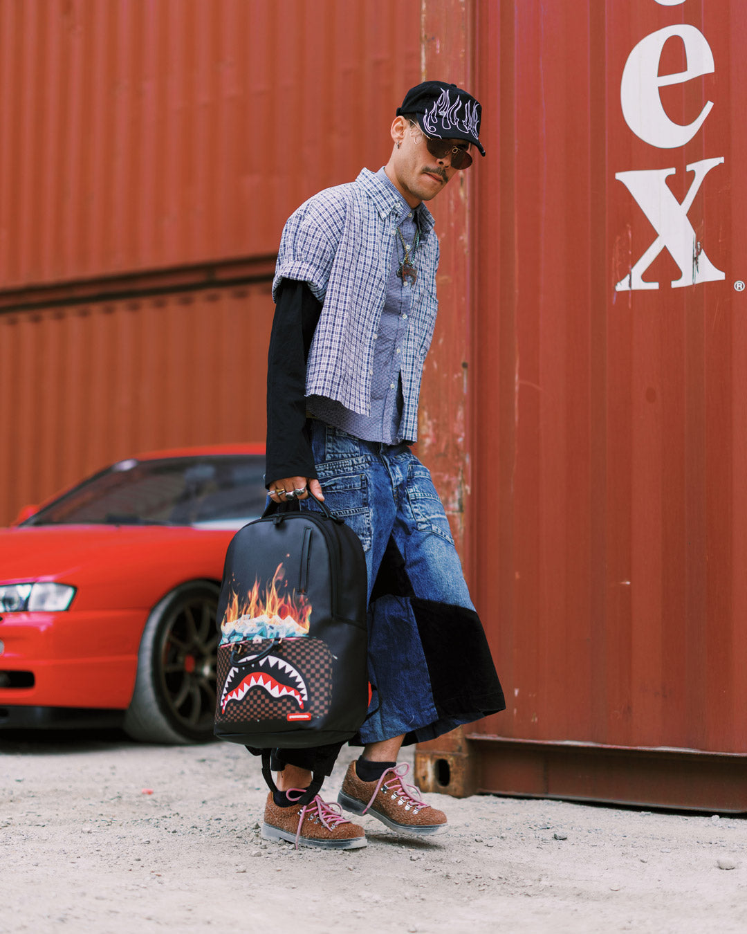 Sprayground - حقيبة ظهر Money Bag Double Take DLXV