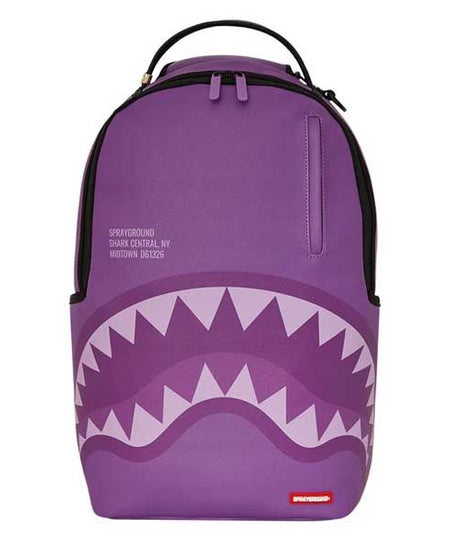 Sprayground - حقيبة ظهر مركز القرش الأرجواني Dlxvs