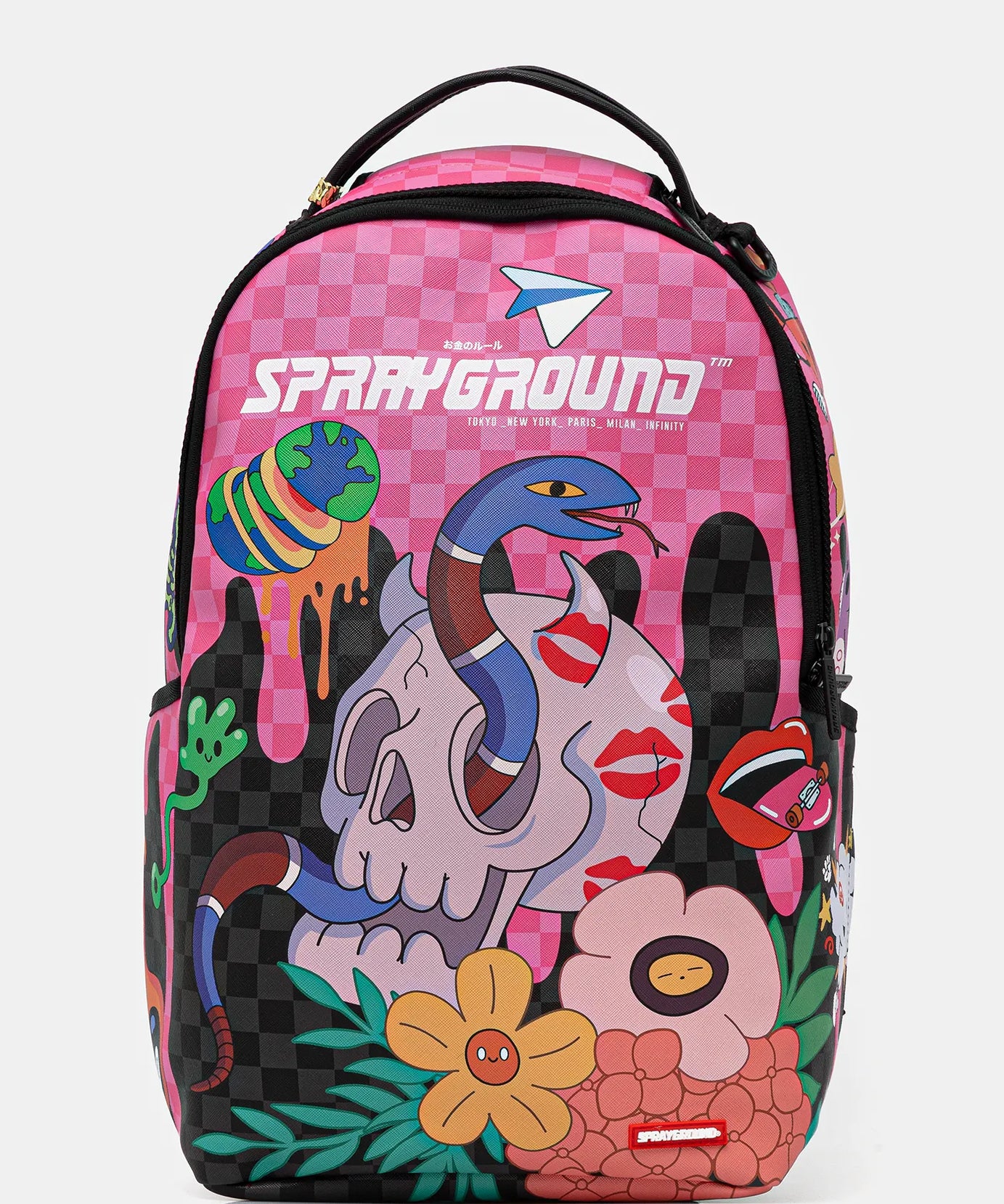 Sprayground - حقيبة ظهر Wtf Skull Drip Dlxsv