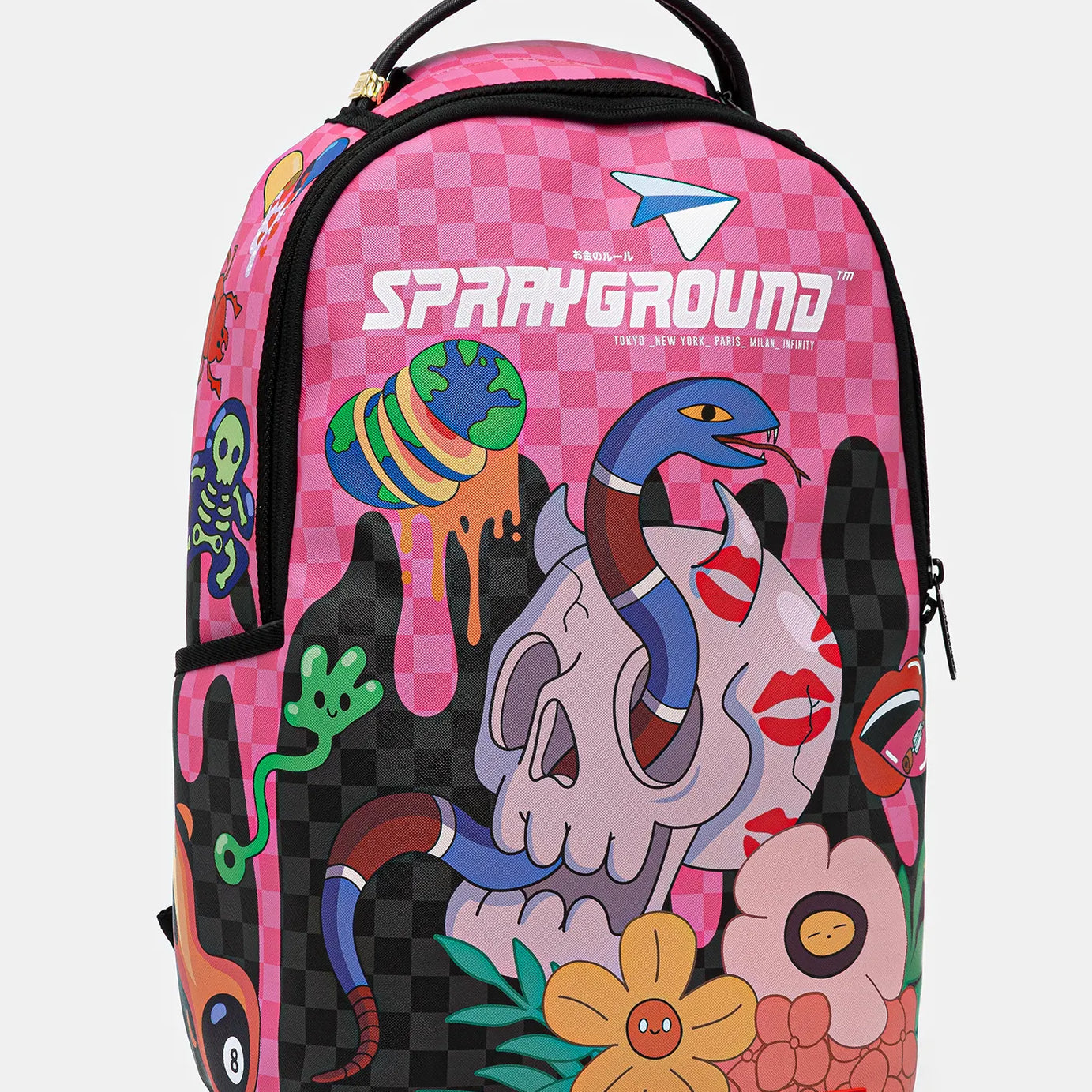 Sprayground - حقيبة ظهر Wtf Skull Drip Dlxsv