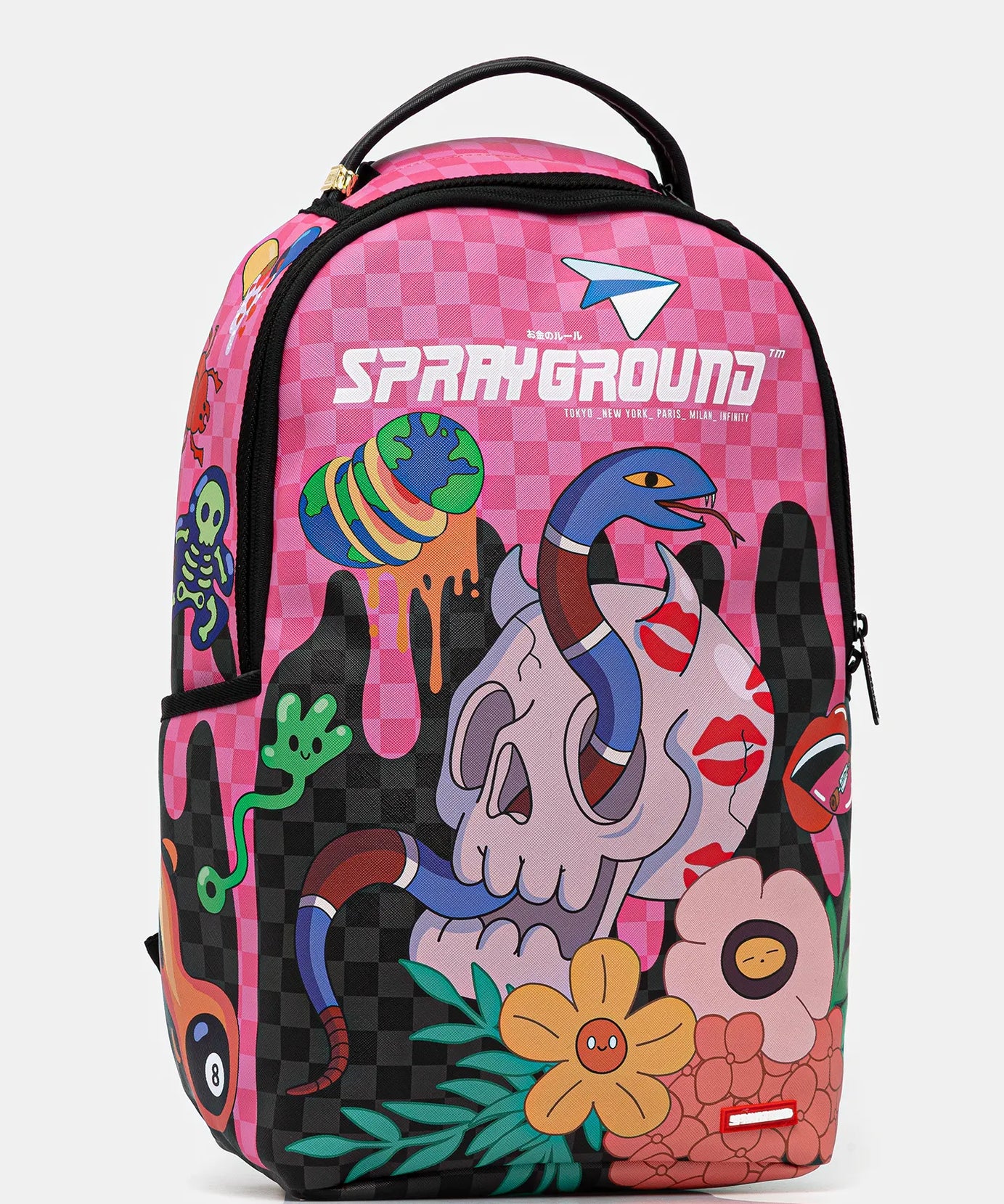 Sprayground - حقيبة ظهر Wtf Skull Drip Dlxsv