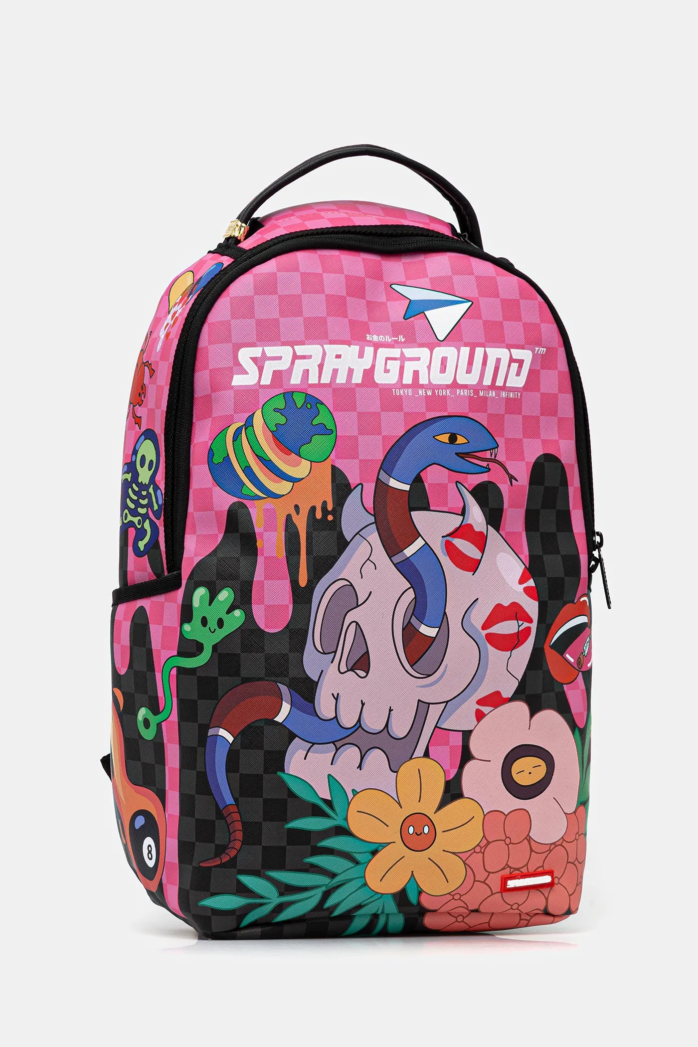 Sprayground - حقيبة ظهر Wtf Skull Drip Dlxsv