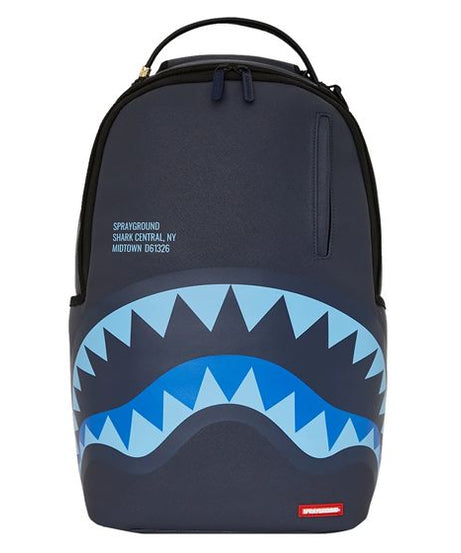 Sprayground - شنطة ظهر Shark Central Midnight Blue Dlxsv